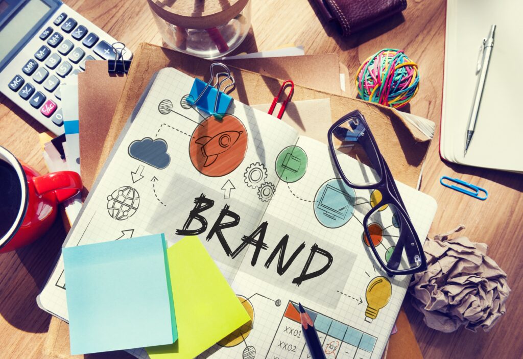 Branding materials and colour references